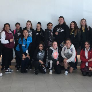 Female high school students visit the University of Canberra for The Smith Family’s ‘From Schoolgirls to Career Women’ program