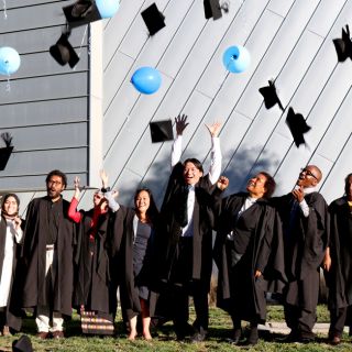 University of Canberra Australia Awards students celebrated the end of their studies with a farewell ceremony on campus