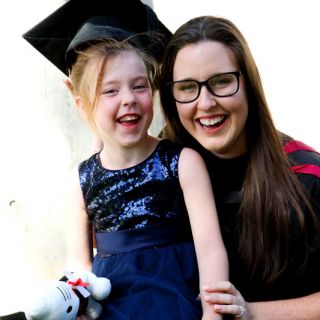 Erin-Louise Hagerty pictured with her daughter Anabelle