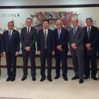 Blair Ney (third from the right) at the ACT Chief Minister’s trade delegation in Shenzhen