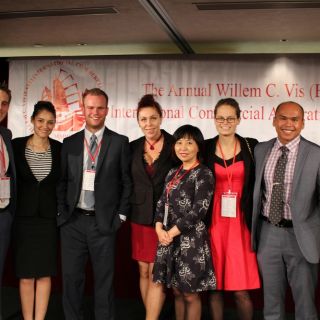 UC law team at the Willem C. Vis (East) International Commercial Arbitration Moot in Hong Kong