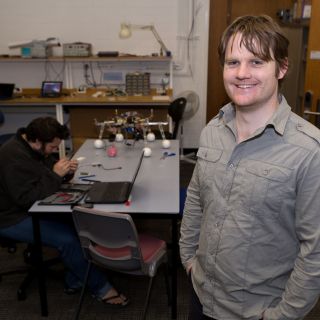 Joseph McHugh, winner of the ITEESPAN 2015 prize in the Network Research Laboratory