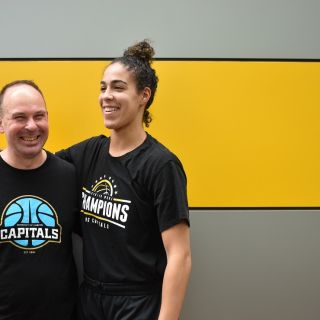 Kia Nurse and Paul Goriss