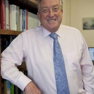 Portrait of emeritus professor Phil Lewis