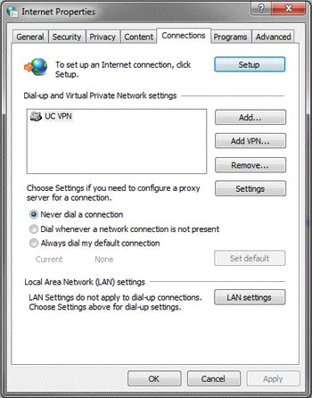 change proxy setting in uc browser