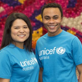 UC students Khin Nyo Nyo San and Monga Mukasa are UNICEF Australia’s 2015/2016 Young Ambassadors 