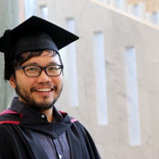 University of Canberra graduate Hakim Abdul Rahim