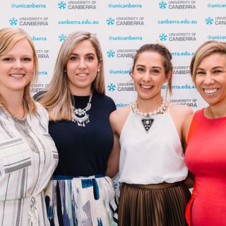 The University of Canberra is one of just two organisations in the ACT who  received the prestigious citation this year. Here's UC's Advancement team. 