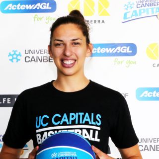 Image of Marianna Tolo who has signed a one-year deal with the UC Capitals