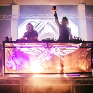 Electronic duo Peking Duk saved the biggest dance party for their hometown crowd when they hit the stage at the UC Refectory 